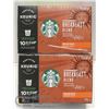 KEURIG STARBUCKS K-CUPS BREAKFAST BLEND 2 BOXES