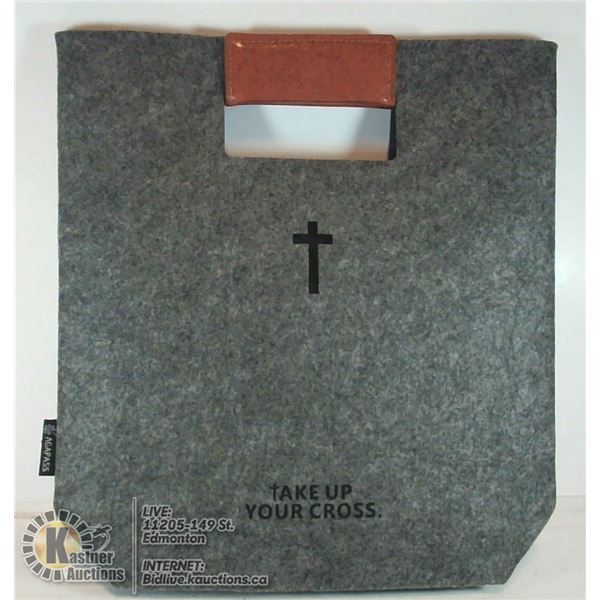 AGAPASS  TAKE UP YOUR CROSS  INSULATED TOTE.