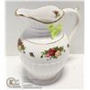 OLD COUNTRY ROSES ROYAL ALBERT FLUTED PITCHER 10"