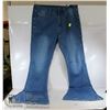 HIGH WAISTED WOMENS BELL BOTTOM JEANS SIZE XL