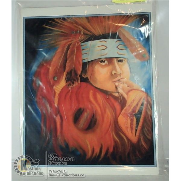 ABORIGINAL BOY PRINT BY ONE TRUE SPIRIT CREATIONS