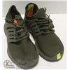 BRAND NEW ARMY GREEN SNEAKERS WOMENS 9 MENS 7