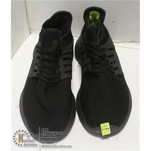 BRAND NEW BLACK SNEAKERS WOMENS SIZE 10, MENS 8