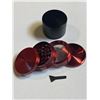 LOT OF TWO HERB GRINDERS - BLACK / RED