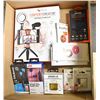 Image 1 : BOX OF CREATOR CONTENT AND HEADPHONES LOT