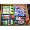 FLAT LOT OF MOUTHWASH AND BAND-AIDS