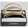 Image 1 : 8 GOLD TONE JONES NEW YORK BANGLES