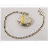 Image 1 : GOLFERS POCKET WATCH WITH CHAIN