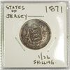 Image 1 : STATES OF JERSEY (UK) 1871  1/26 SHILLING.