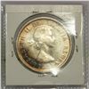 Image 2 : CANADIAN 1958 SILVER DOLLAR COIN.