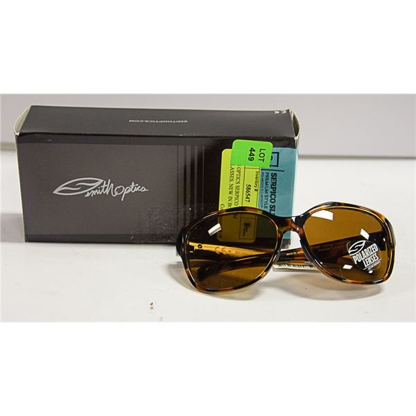 SMITH OPTICS SERPICO SLIM SUNGLASSES. NEW IN BOX