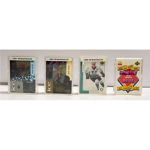 4 FULL SETS MCDONALD’S HOCKEY CARDS.