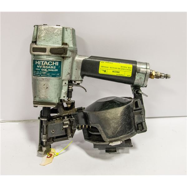 POLICE SEIZURE-HITACHI - NV45AB2 COIL NAILER