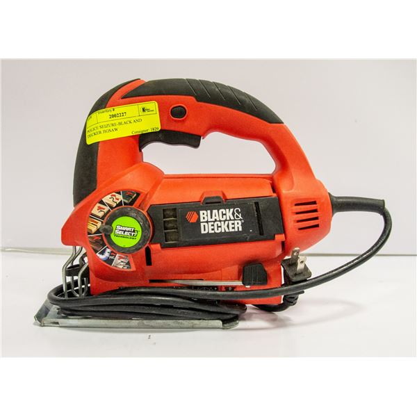 POLICE SEIZURE-BLACK AND DECKER JIGSAW