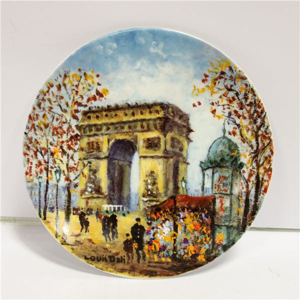 POLICE SEIZURE-HENRI D'ARCEAU COLLECTABLE PLATE