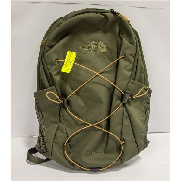 POLICE SEIZURE-NORTH FACE BACKPACK NEW DARK GREEN