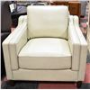 Image 1 : OFFWHITE GENUINE LEATHER SOFA CHAIR