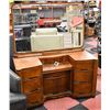 Image 2 : WOODEN DRESSER WITH MIRROR AND DRAWERS