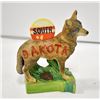 Image 1 : SOUTH DAKOTA COYOTE STATUE APPROX 3" TALL