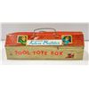 Image 1 : 1950'S PAX METAL KIDS TOOL TOTE BOX FUTURE