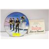 Image 1 : BRADFORD EXCHANGE BEATLES IN CONCERT PLATE COA
