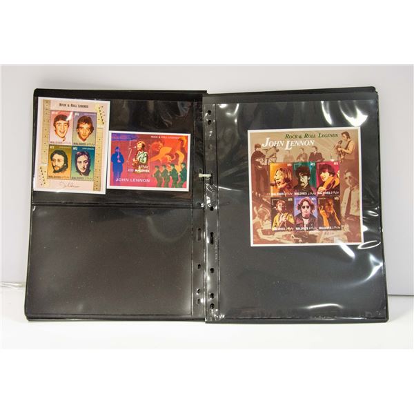 BEATLES ON STAMPS OF KARELIA; KHAKASSIA;  KOMI;