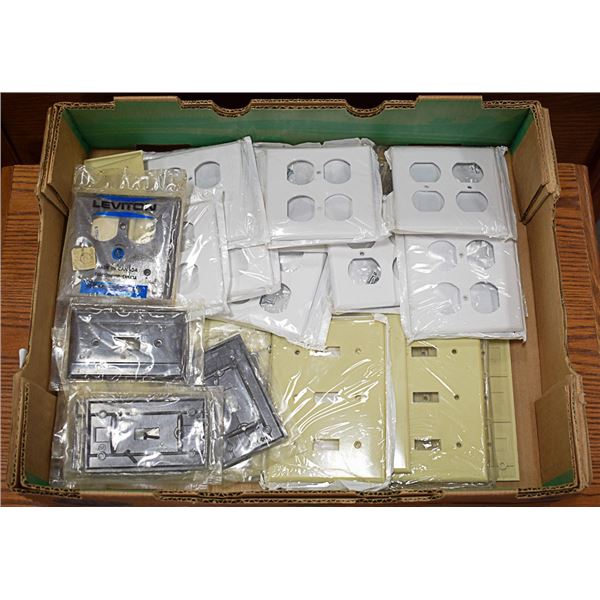 NEW ELECTRICAL FACEPLATES - LARGE LOT