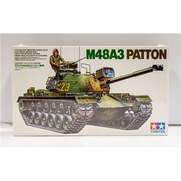 1:35 TAMIYA M48A3 PATTON TANK SEALED NIB