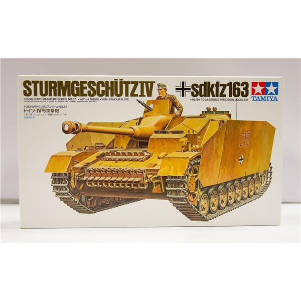 1:35 TAMIYA STURMGESCHUTZ IV SDKFZ163 TANK NIB