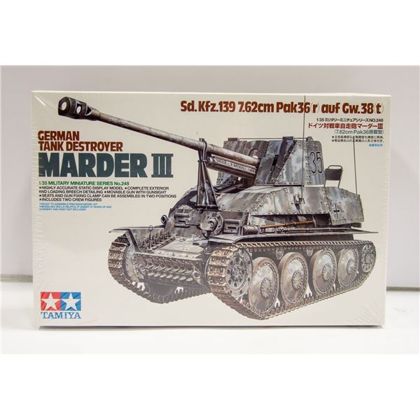 1:35 TAMIYA TANK DESTROYER MADDER 3 SEALED TANK