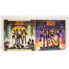 Image 1 : 2 X KISS DESTROYER/ LOVE GUN RECORDS