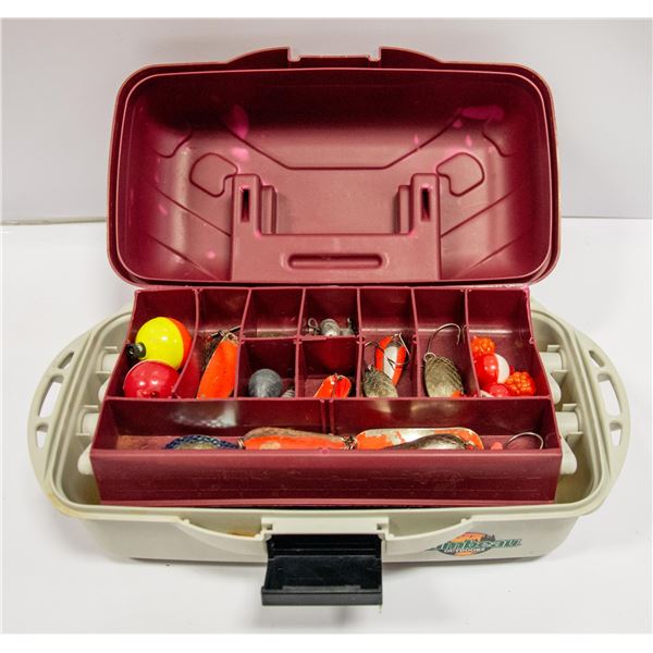 FLAMBEAU TACKLE BOX AND CONTENTS.