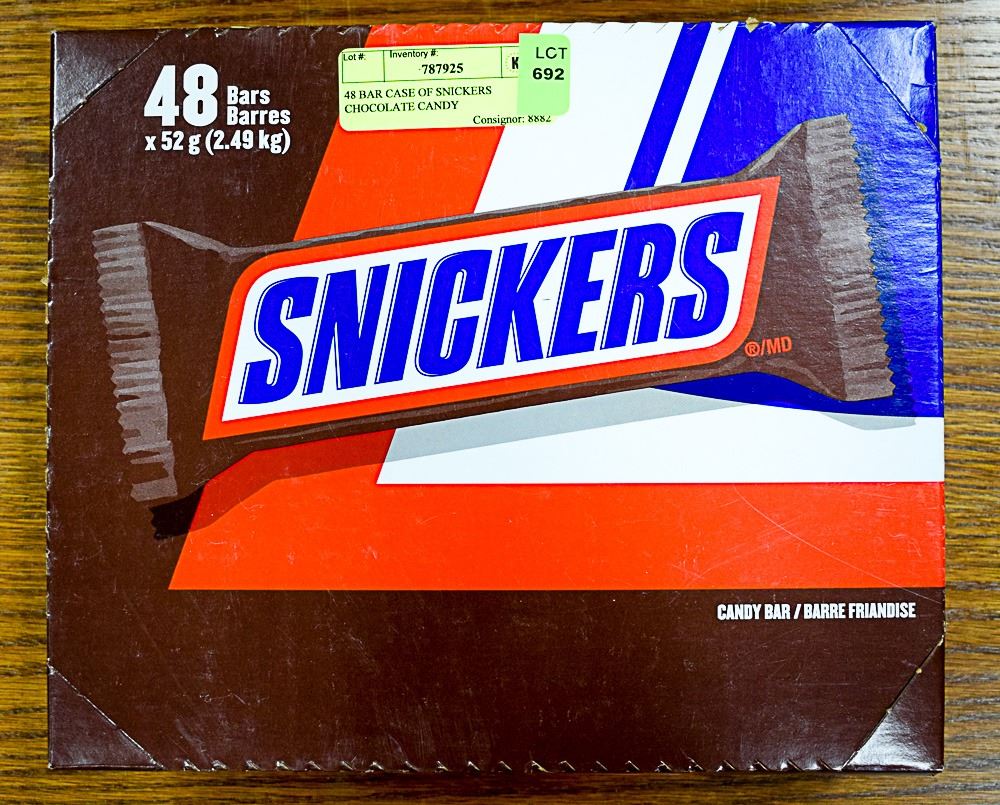 Case Snickers CASE OF 48 SNICKERS CHOCOLATE BARS
