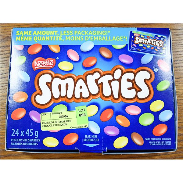 CASE LOT OF SMARTIES CHOCOLATE CANDY