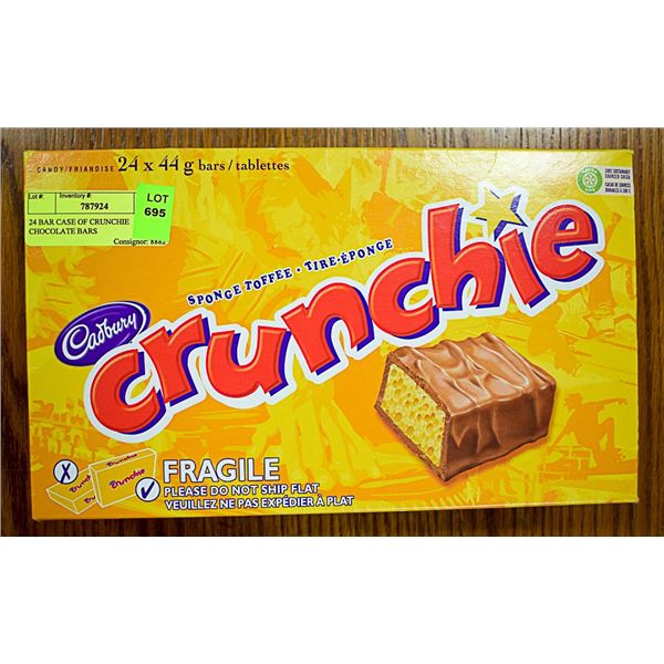 CASE OF 24 CRUNCHIE CHOCOLATE BARS