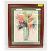 Image 1 : LARGE RICHARD GRERMAN FRAMED AND MATTED PRINT
