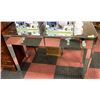 Image 1 : FULLY MIRRORED SOFA TABLE WITH DRAWERS