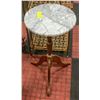 Image 1 : MARBLE TOP PLANT STAND TABLE