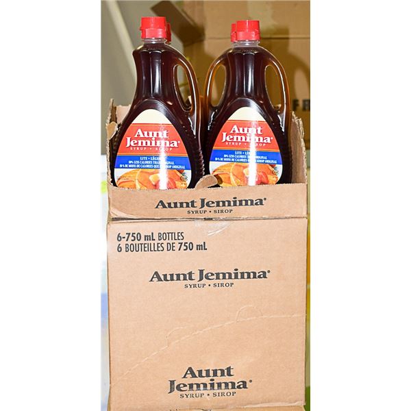 AUNT JEMIMA LITE 50% LESS CALORIES CASE OF 6-750ML