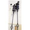 Image 1 : 2 TIKKI TORCHES WROUGHT IRON APPROX 73" TALL