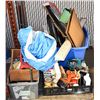 Image 1 : PALLET OF TOOLS, GARAGE ITEMS AND MORE