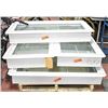 LOT OF 5 DURABUILT WINDOWS APPROX 23" X 47" WHITE