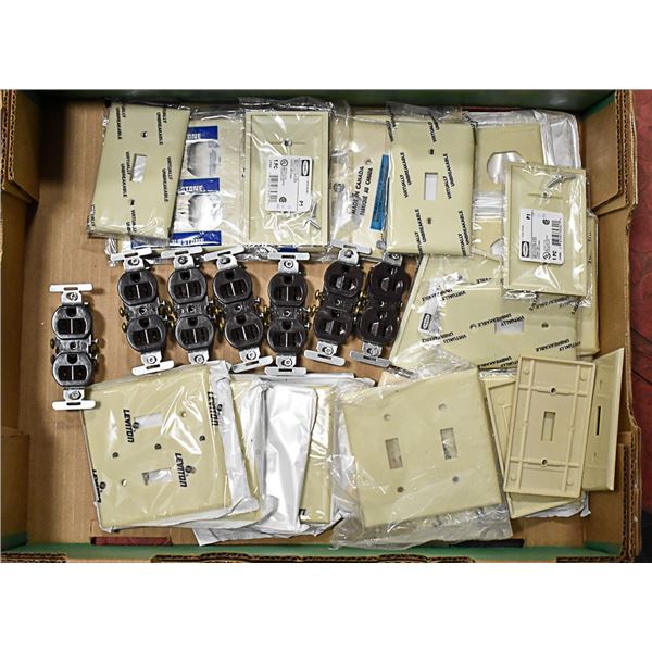 NEW ELECTRICAL FACEPLATES - LARGE LOT