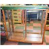 Image 1 : DISPLAY CABINET CASE COMES WITH GLASS SHELVES