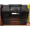 Image 1 : BLACK METAL 2 DRAWER FILING CABINET