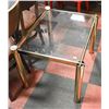 Image 1 : METAL & GLASS END TABLE