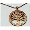 Image 1 : ESTATE 925 SILVER NECKLACE TREE OF LIFE 16" CHAIN