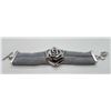 Image 1 : ESTATE MIA ROSE &Co 925 SILVER ROSE HEAVY BRACELET