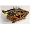 Image 1 : LOT OF BAMBOO & METAL CADDIES
