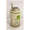 Image 1 : LARGE JOHN DEERE BEER STEIN 8.5" HEIGHT